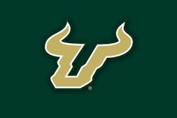 Football logo of the University of South Florida Bulls