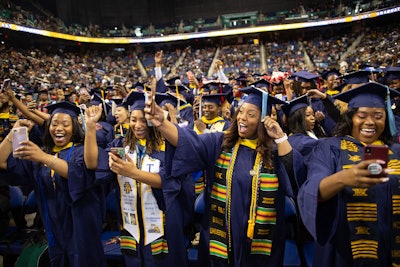 North Carolina Agricultural and Technical State University (NCAT) graduates at commencement