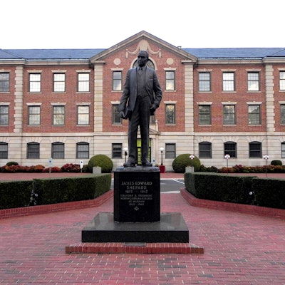 James E Shepard Statue North Carolina Central University 2012