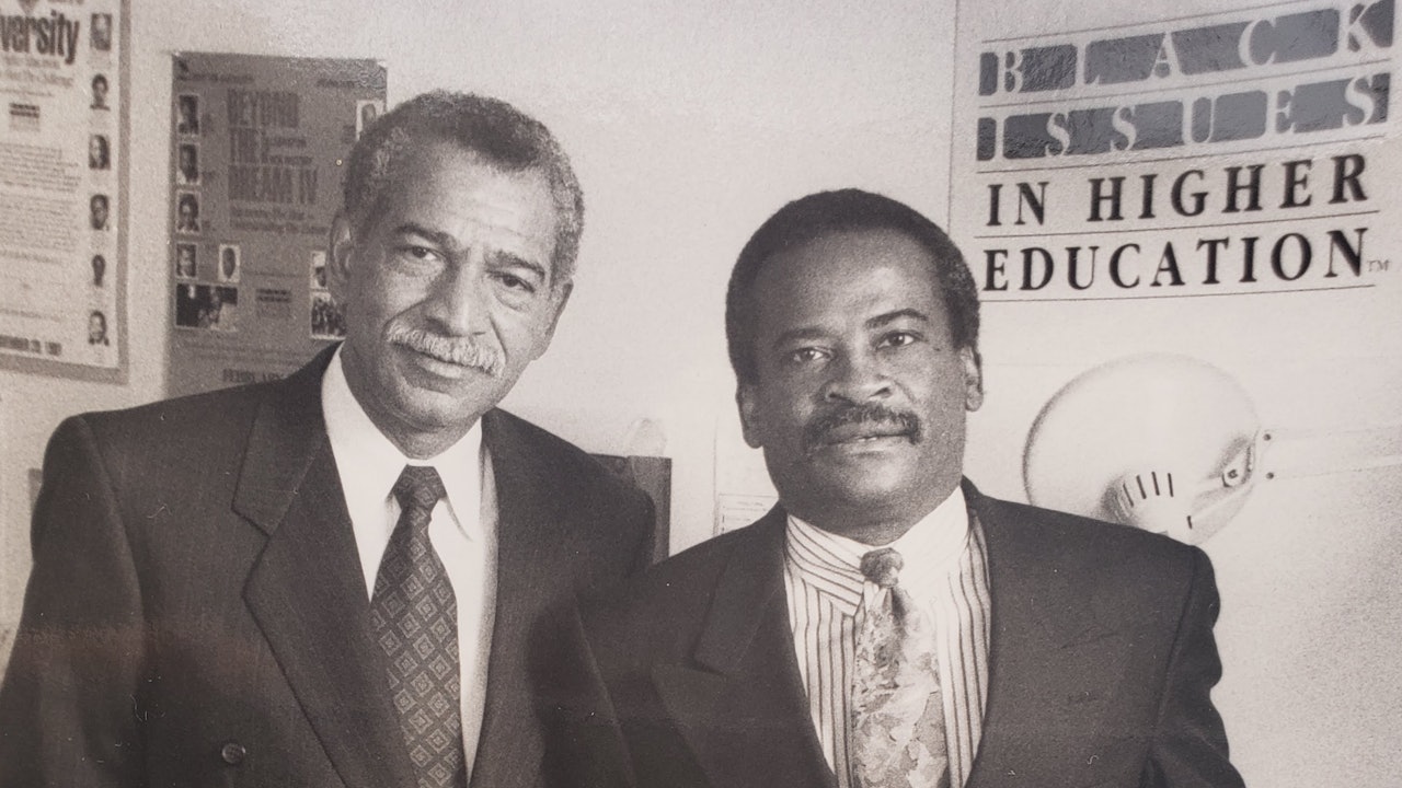 Diverse: Issues In Higher Education co-founders Dr. William E. Cox (left) and Frank L. Matthews.