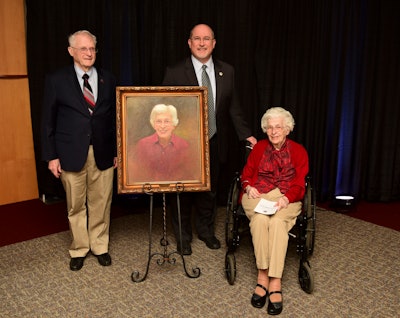 From left: Dr. Charles Rockwood, Dr. Michael Hartline, Dr. Persis Rockwood