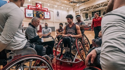 The University of Alabama Adapted Athletics program has competitive men’s and women’s wheelchair basketball teams and a coed tennis team, which are housed in the university’s College of Education.