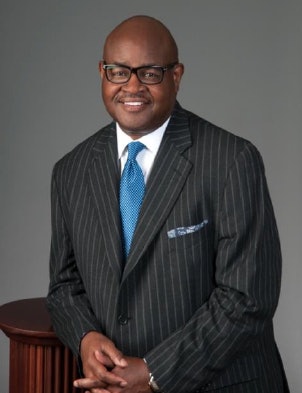 Dr. Lawrence Drake II, interim president of Bethune-Cookman University in Daytona Beach, Florida.
