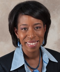 Dr. Eboni Zamani-Gallaher, associate dean of equity, justice, and strategic partnerships at the University of Pittsburgh School of Education and executive director of the Council for the Study of Community Colleges