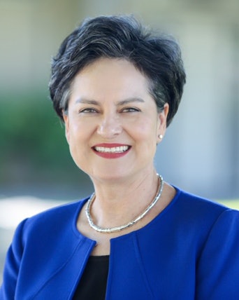 Dr.  Angelica Suarez, president of Orange Coast College in Costa Mesa, California.