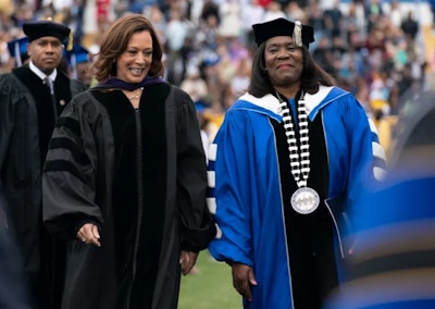 U.S Vice President Kamala Harris and Dr. Glenda Glover