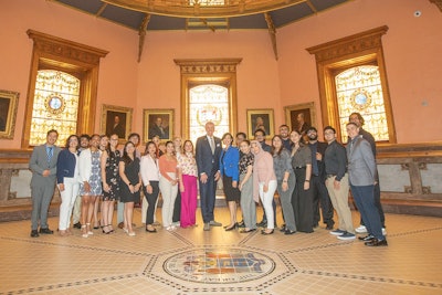 HISPA fellows with New Jersey Governor Phil Murphy