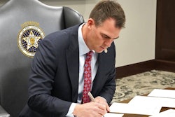 Oklahoma Gov. Kevin Stitt signs an executive order to limit state-funded diversity programs in the state.