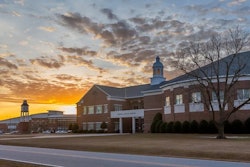 Shown is the Warren Building on the Pitt Community College campus in Winterville, North Carolina, where officials are working to boost college enrollment and completion rates among students in rural areas.
