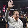 Alabama head coach Nick Saban leaves the field after the Southeastern Conference championship NCAA college football game between Georgia and Alabama, Saturday, Dec. 4, 2021, in Atlanta. Nick Saban, the stern coach who won seven national championships and turned Alabama back into a national powerhouse that included six of those titles in just 17 seasons, is retiring, according to multiple reports, Wednesday, Jan. 10, 2024.