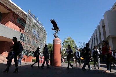 Cal State La Golden Eagle Statue 0