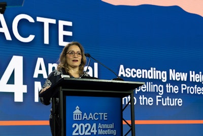 Susana Córdova, Colorado’s Commissioner of Education delivered the opening keynote at AACTE