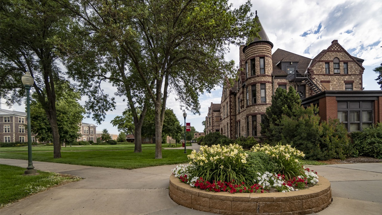 The University of South Dakota, East Hall.