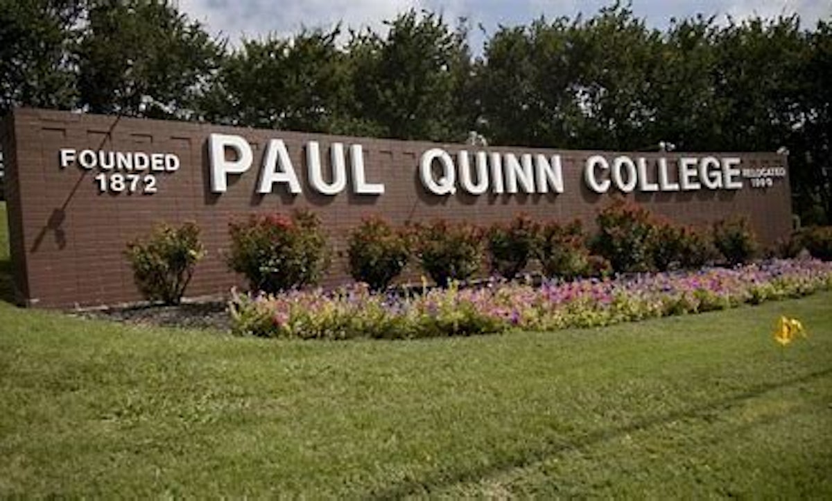 Paul Quinn College criará um protótipo habitacional inovador e uma comunidade de uso misto