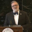 Dr. Russell Lowery-Hart, chancellor of Austin Community College District, speaking at the Dallas Herring Lecture on Tuesday.