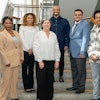 Dr. Karen A. Stout, president and CEO of Achieving the Dream (center), with 2025 DREAM Scholars