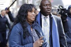 Tamara Lanier with attorney Benjamin Crump