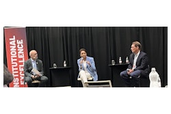 UNCF President Dr. Michael Lomax moderates a fireside chat with Spelman College Interim President Rosalind Brewer and Phil Gross, co-founder of Adage Capital Management.