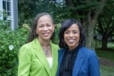 Senators Lisa Blunt Rochester of Delaware and Angela Alsobrooks of Maryland.